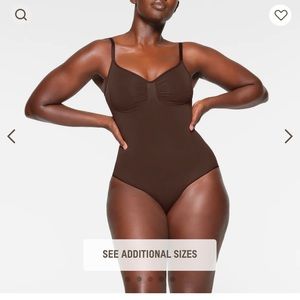 SKIMS sculpt espresso bodysuit